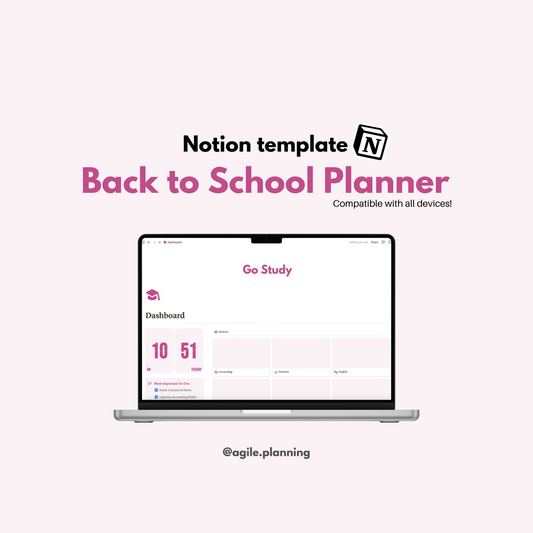 NEW! Back-to-School Planner in PINK 🩷