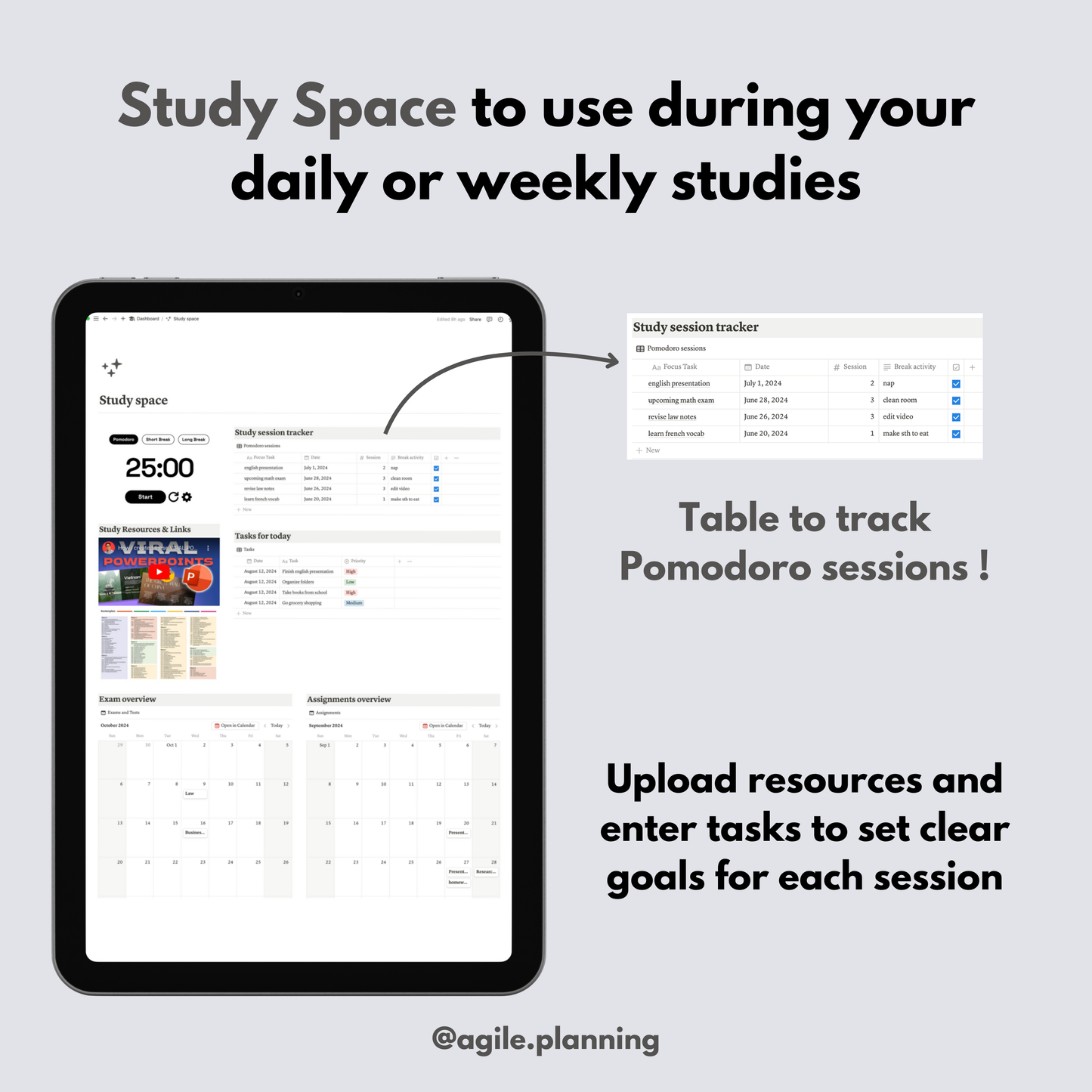 All-in-One Back-to-School Notion Planner | Timetable, Study Tools, Grade Tracker & More