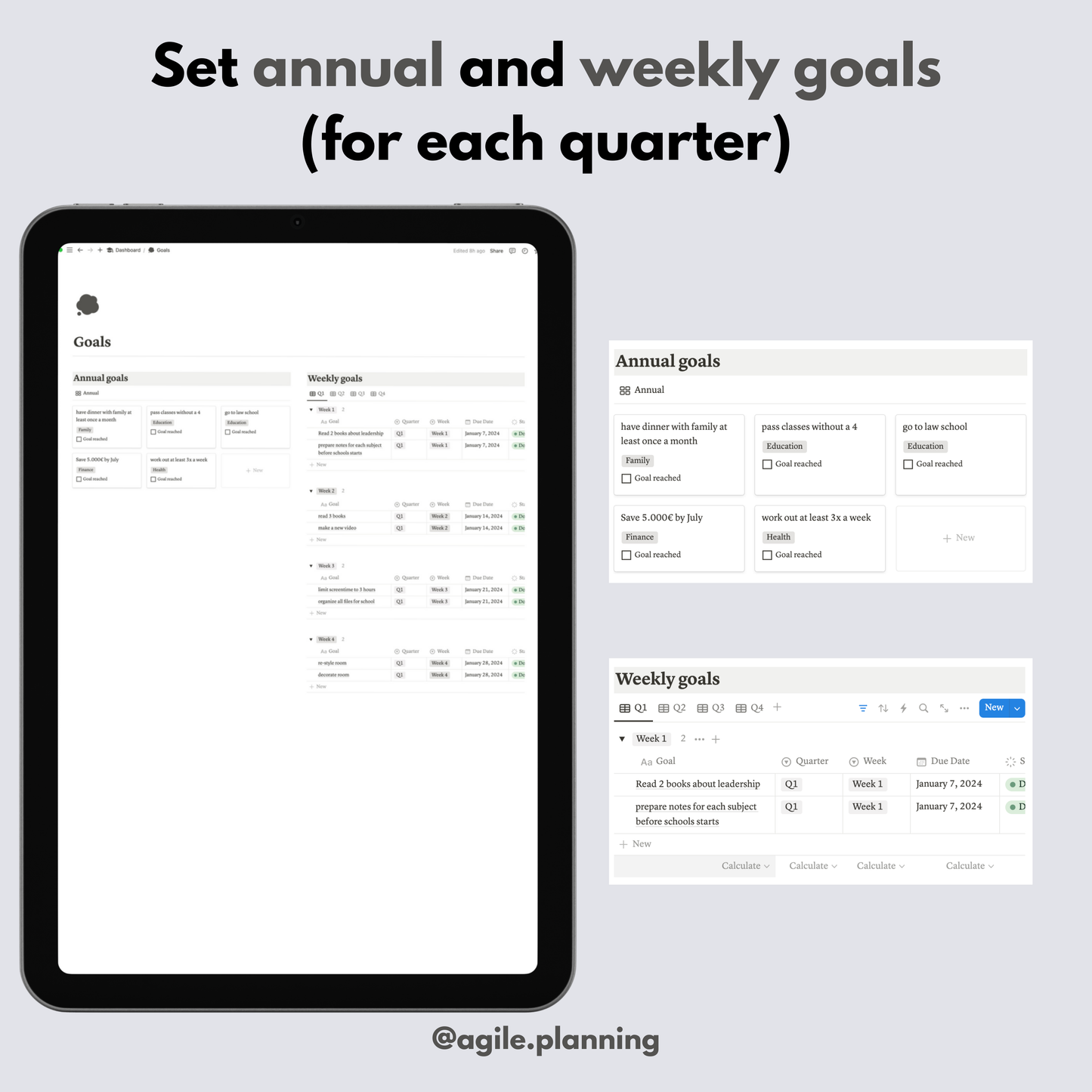 All-in-One Back-to-School Notion Planner | Timetable, Study Tools, Grade Tracker & More